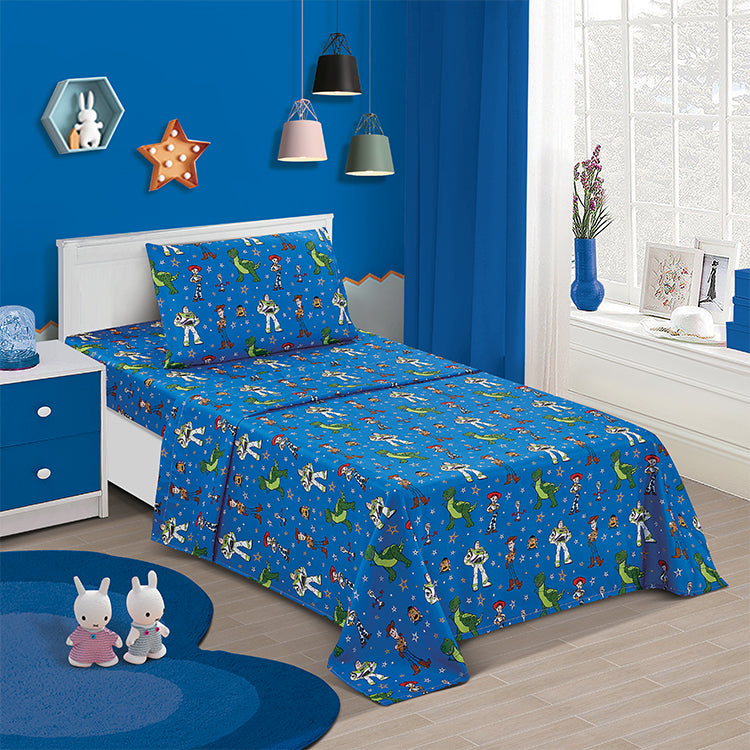3 Piece"Characters & Stars" Toy Story Twin Disney Bed sheet Set