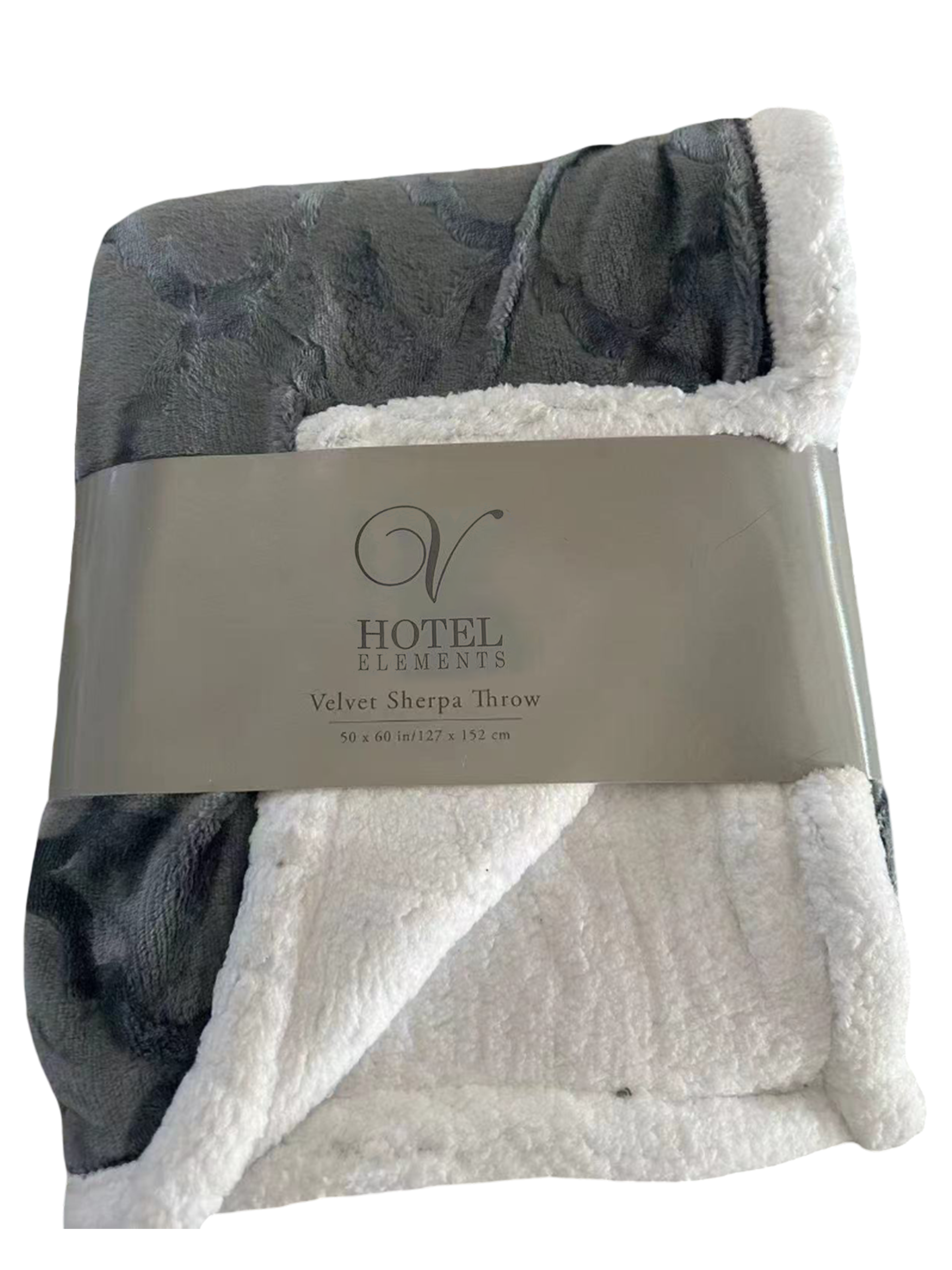 Velvet Sherpa Throw 50x60 ultra soft reversible blanket assorted colors