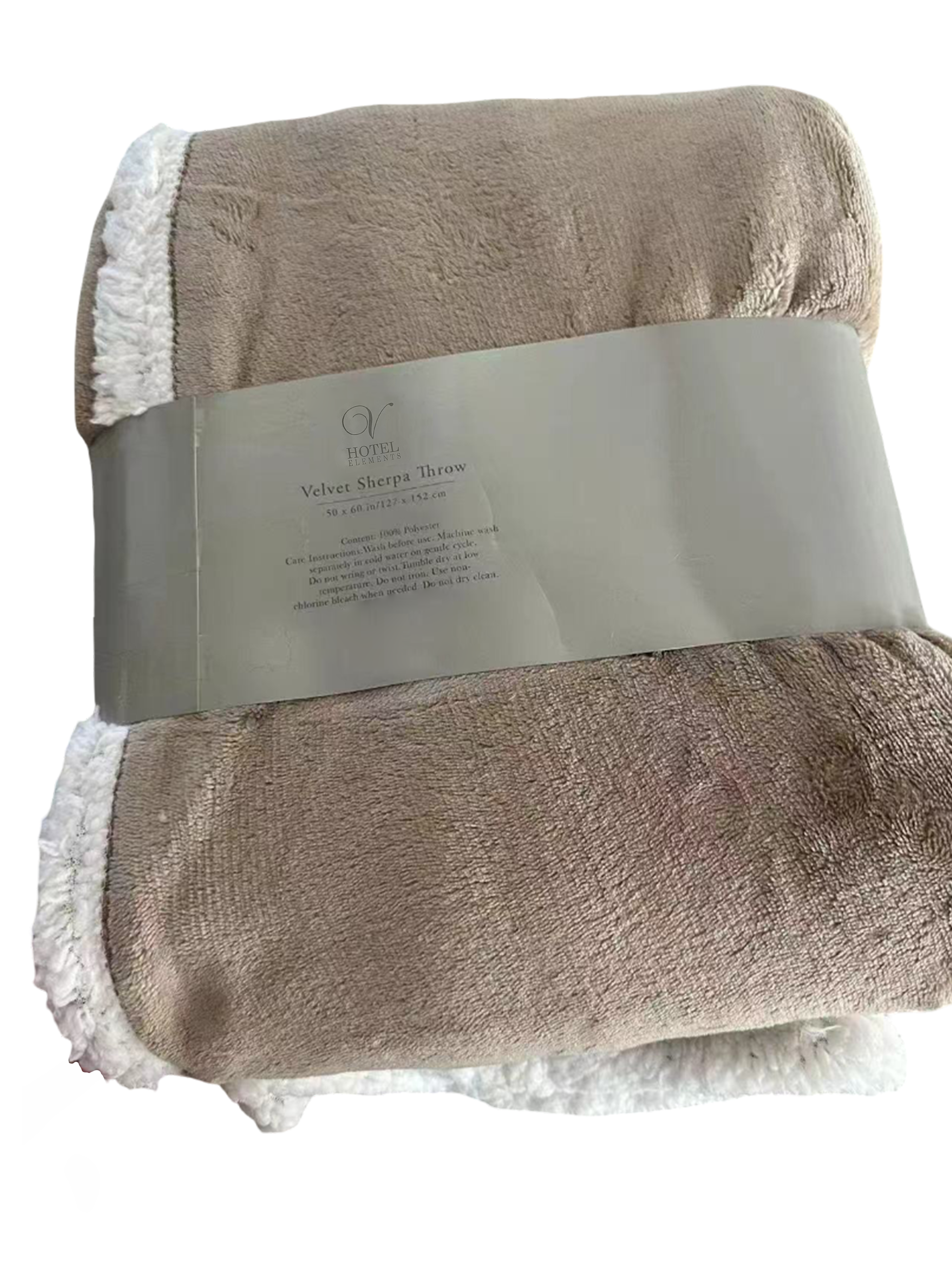 Velvet Sherpa Throw 50x60 ultra soft reversible blanket assorted colors