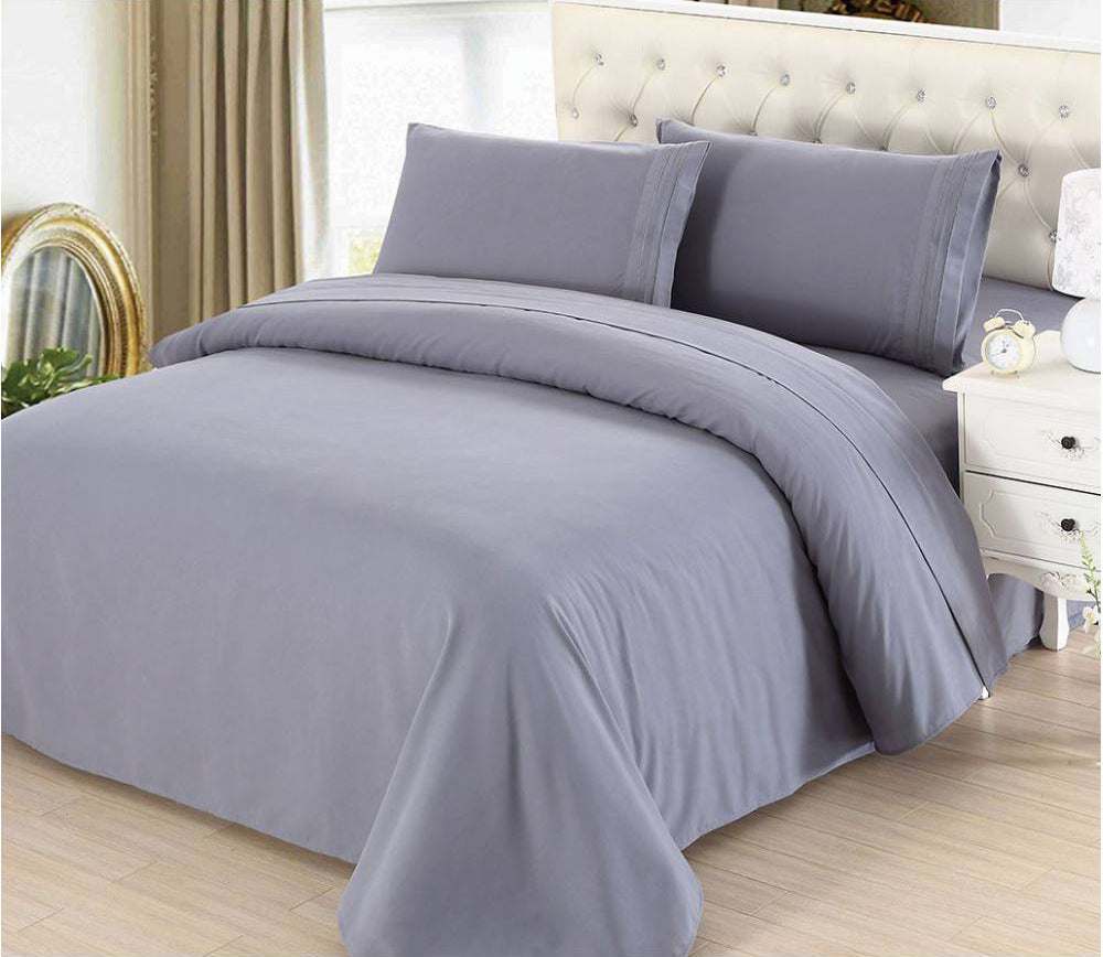 NYAH'S COLLECTION 4 PIECE BED SHEET 1800 SERIES – (ASSORTED CASE PACK 14 PIECE PER CASE)