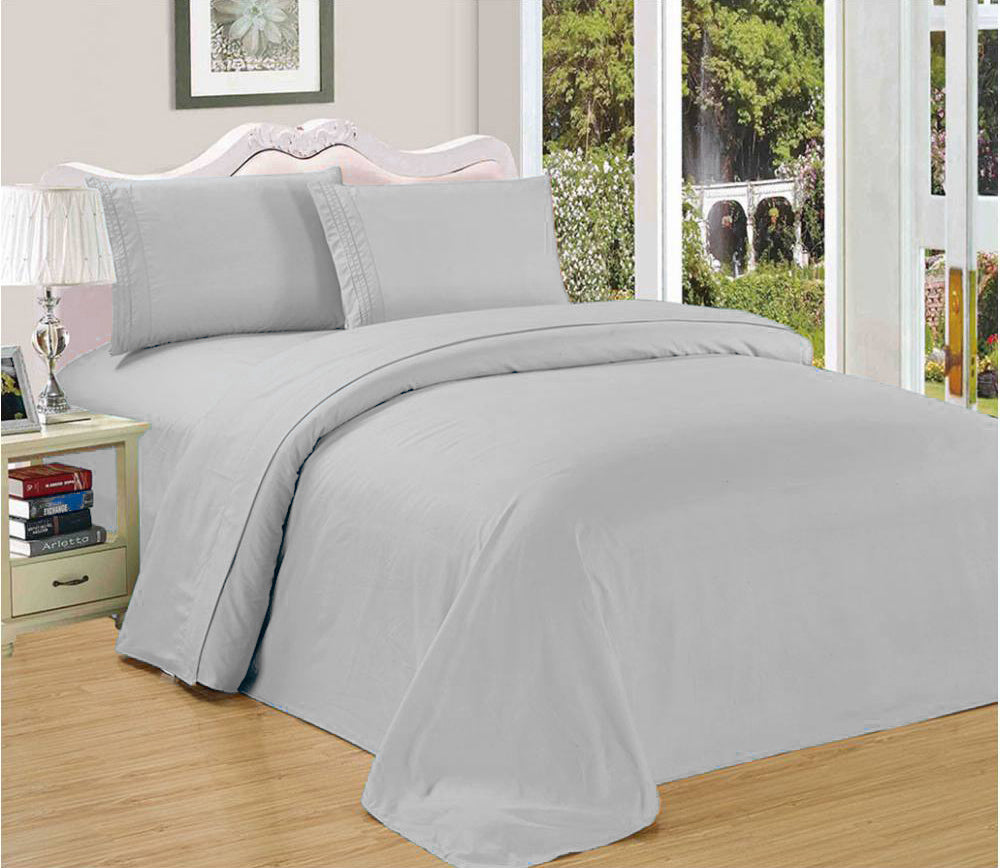 NYAH'S COLLECTION 4 PIECE BED SHEET 1800 SERIES – (ASSORTED CASE PACK 14 PIECE PER CASE)