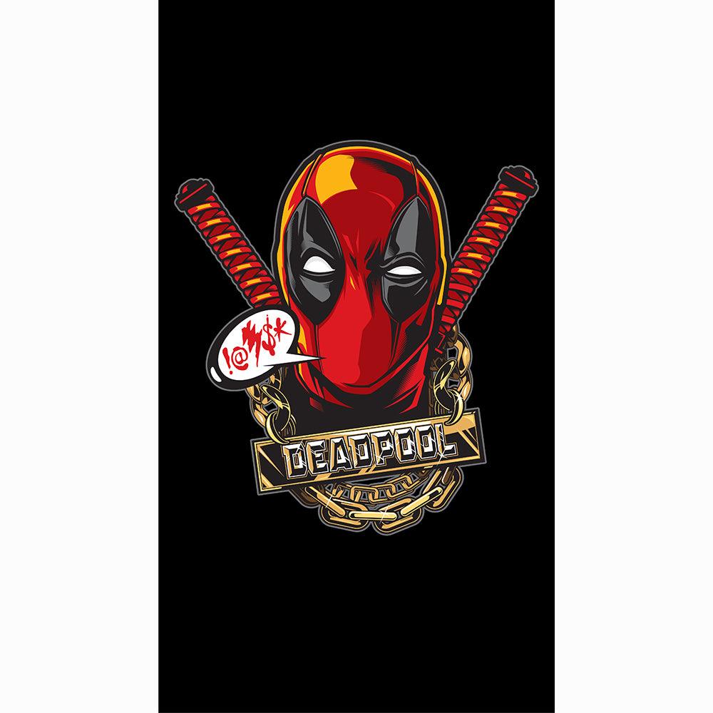 "Ask" Deadpool 40"x72" Beach Towel - Dahdoul Online