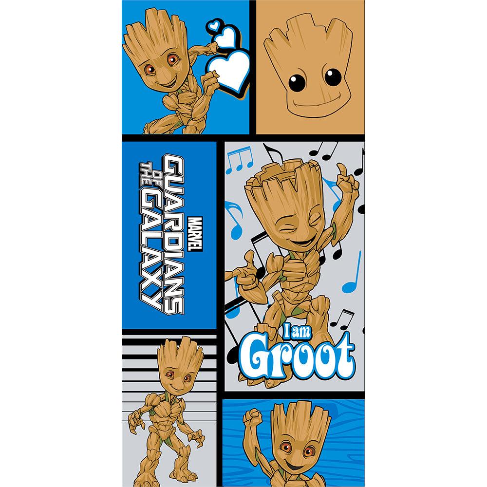 "Groot Love" Gotg 27"x54" Marvel Beach Towel - Dahdoul Online
