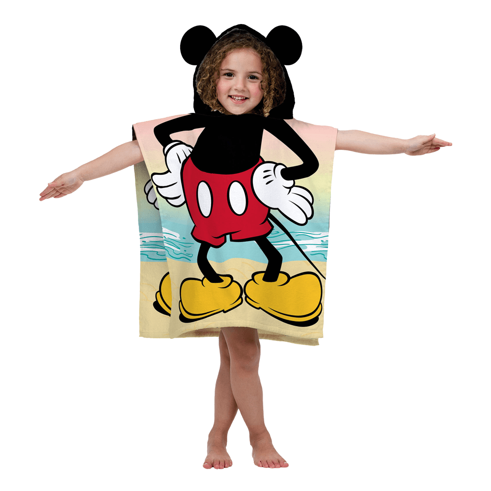 23.6" x 47.2" Hooded Poncho - Mickey Mouse - Dahdoul Online