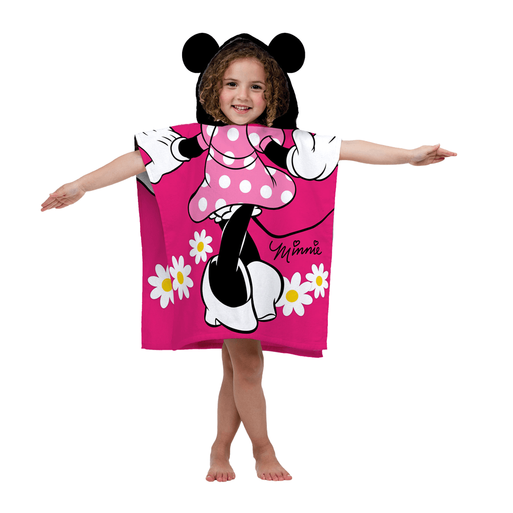23.6" x 47.2" Hooded Poncho - Minnie Mouse - Dahdoul Online