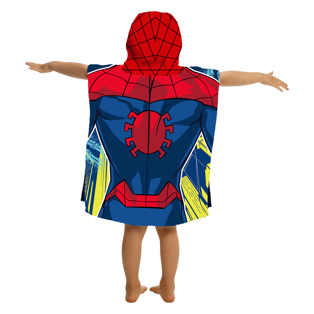 23.6" x 47.2" Hooded Poncho - Spiderman - Dahdoul Online