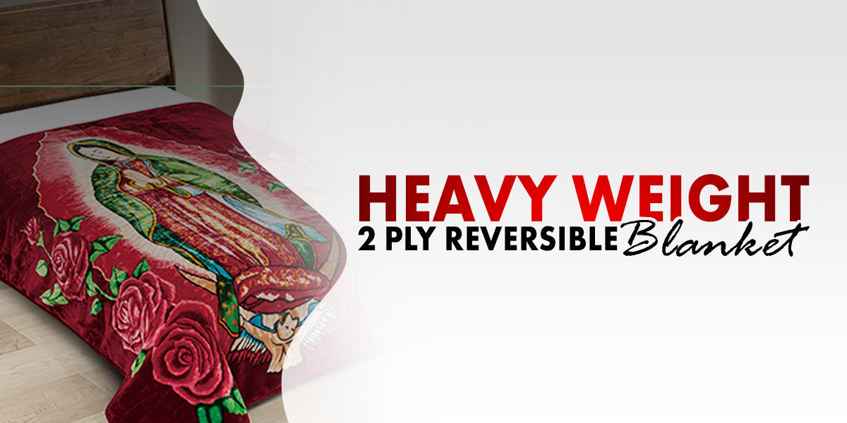 HEAVY WEIGHT 2 PLY REVERSIBLE BLANKET