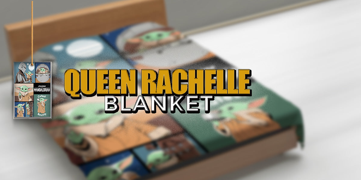 QUEEN RACHELLE BLANKET-(SOLID CASE: 10 ITEMS PER CASE)