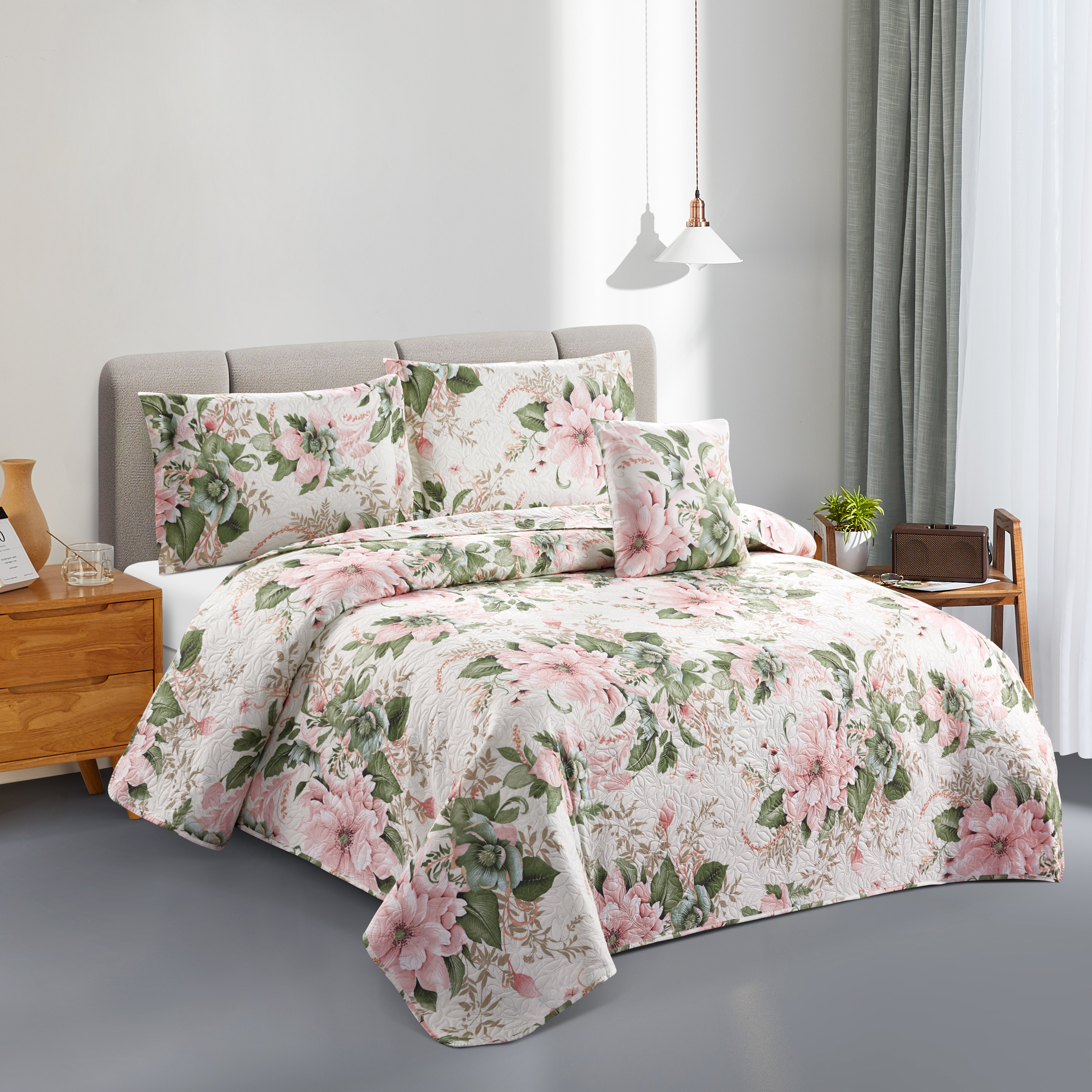Moonlit Sky Printed 4PC Bedspread Set