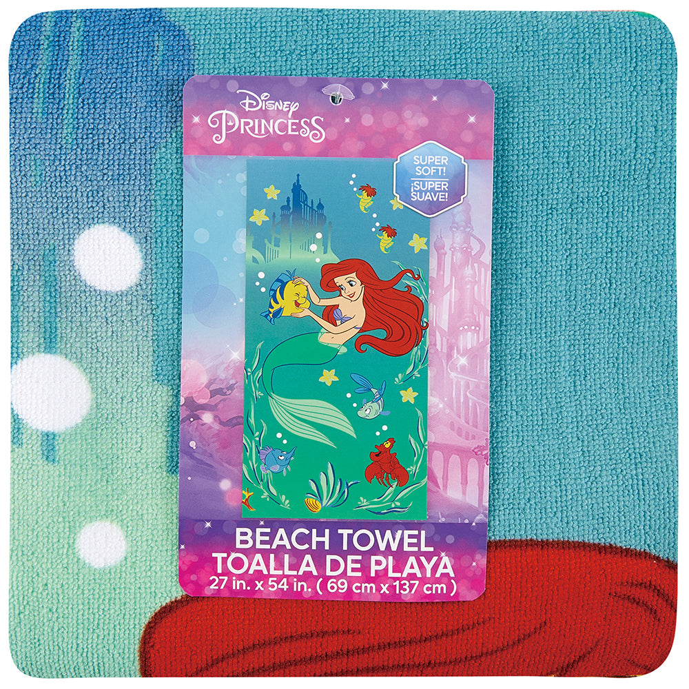 "Sunkissed" Little Mermaid 27"x54" Disney Beach Towel