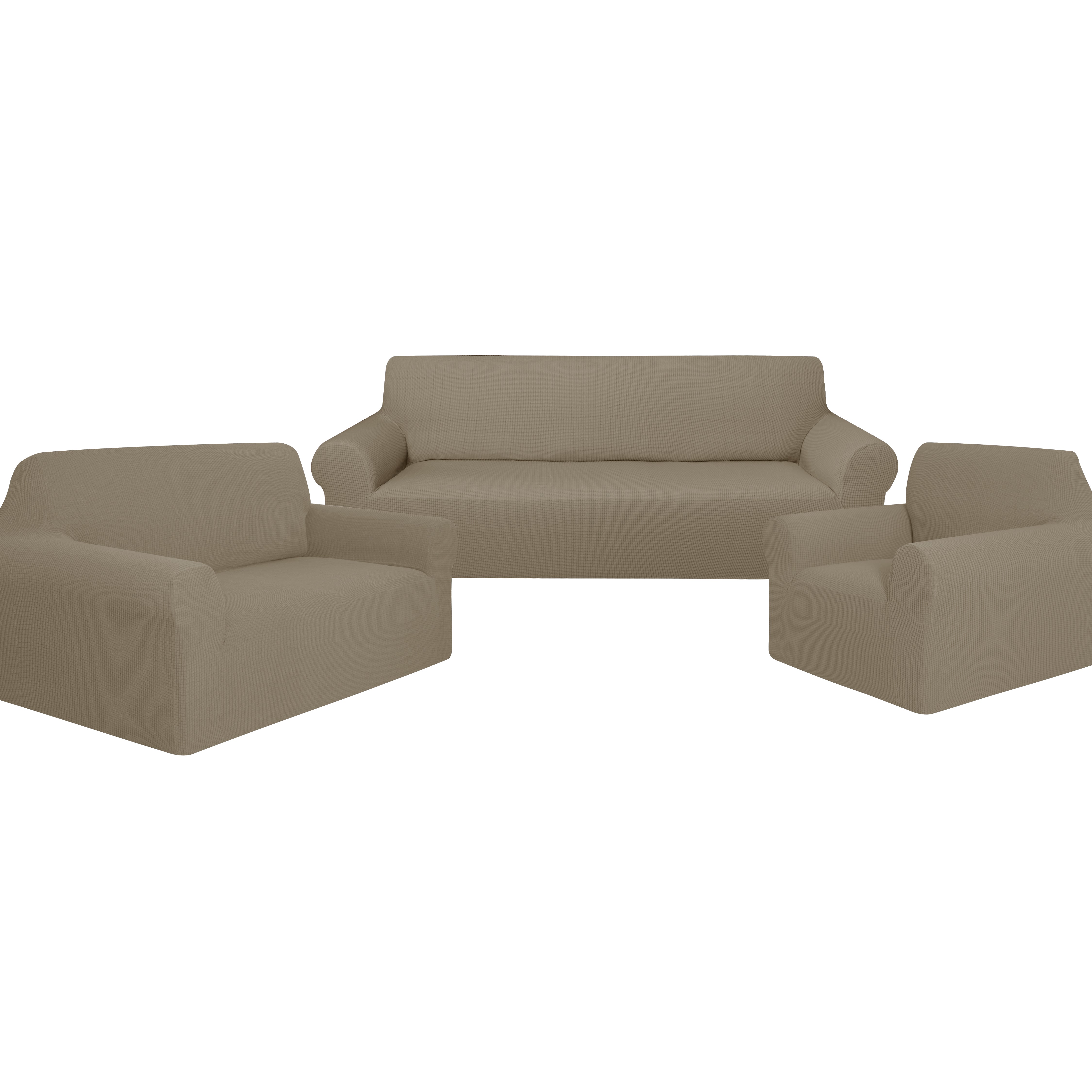 Estella Sofa Slip Cover - Light Taupe