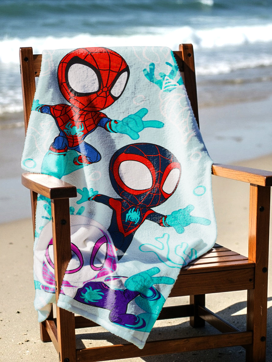 BEACH TOWEL 27"x54"- “Friends Beach Club” (SOLID PACKING 24 TOWELS PER CASE)