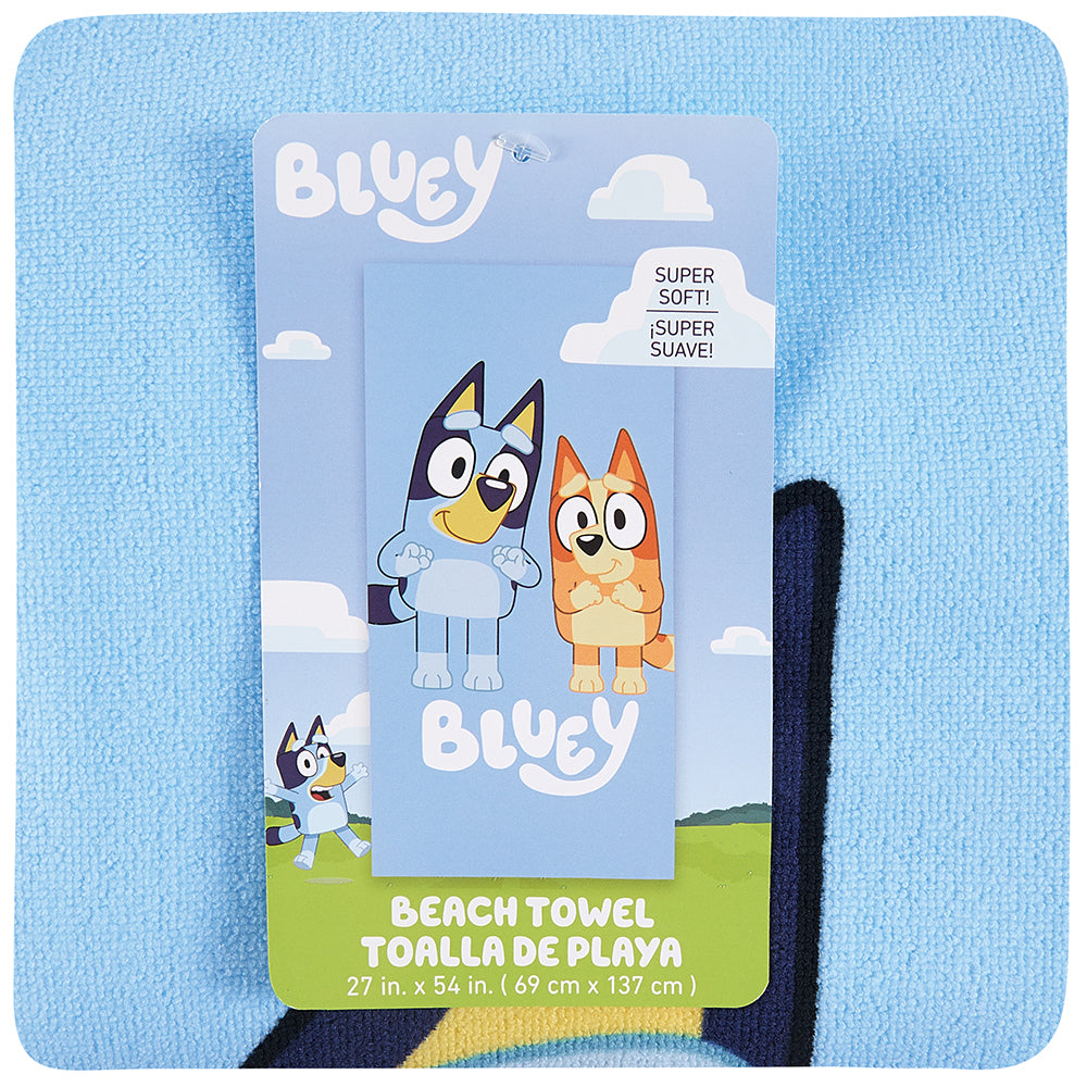 "Again" Bluey 27"x54" BBC Beach Towel