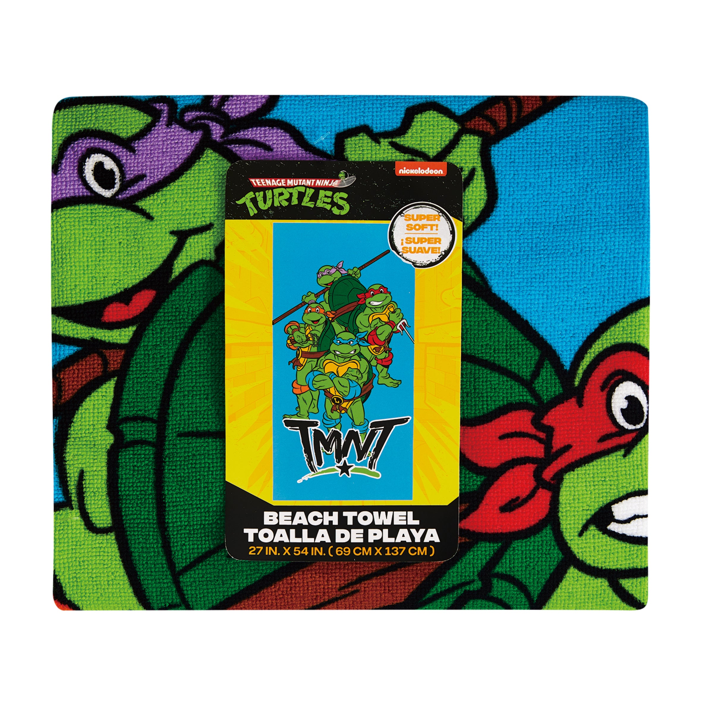 "Poses" TMNT 27"x54" Nickelodeon Beach Towel