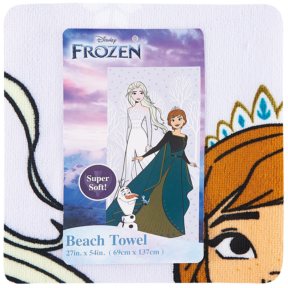 Toalla de playa Disney "Invierno encantado" Frozen 27"x54"