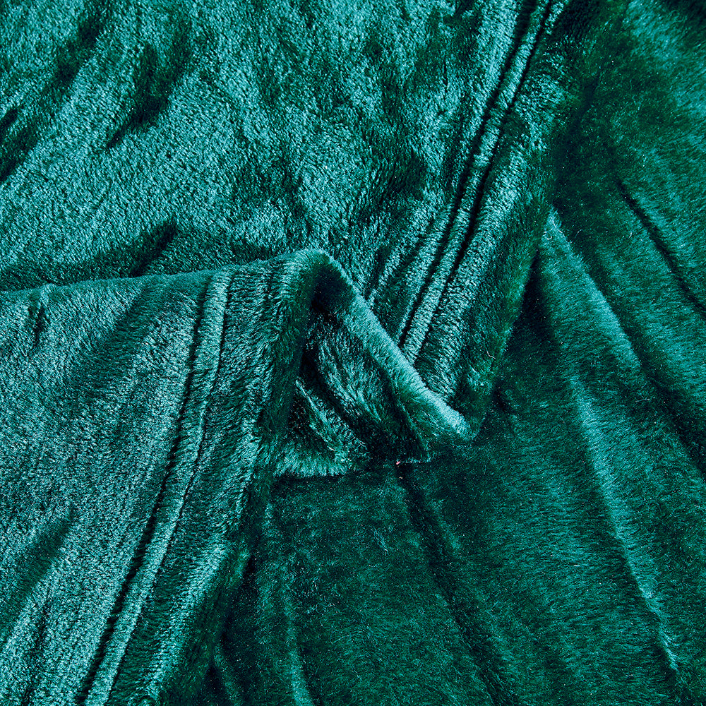 60"x87" “Binge” “Flannel TV Hoodie” - Green