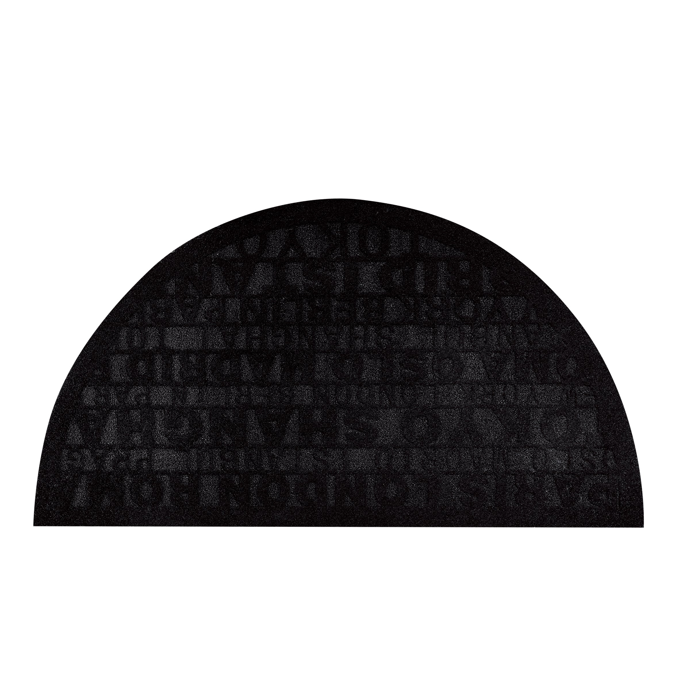 "Recycled to Life" Black Color Assort. Rubber Mats