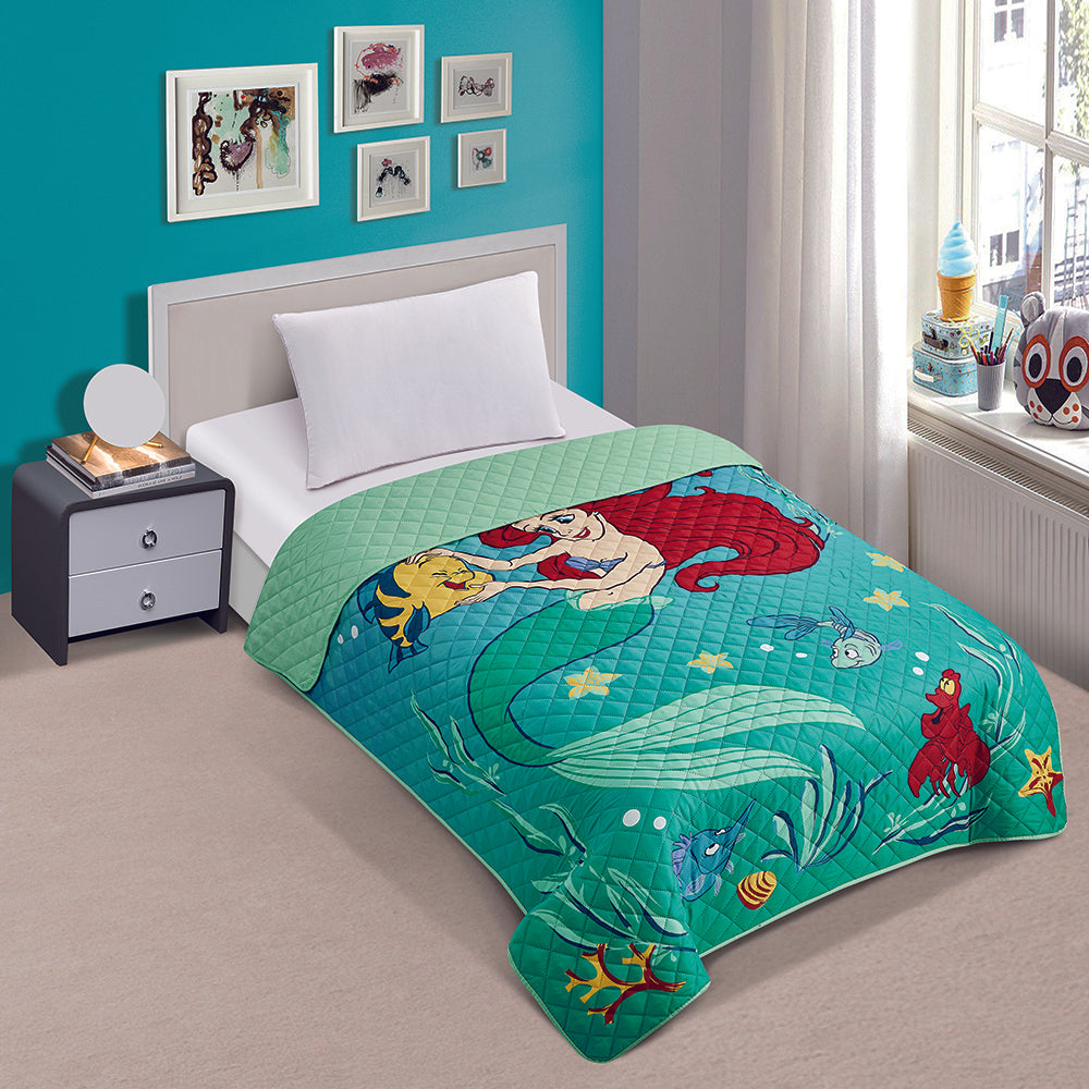 Sunkissed" Little Mermaid Twin/Full Disney Bedspread