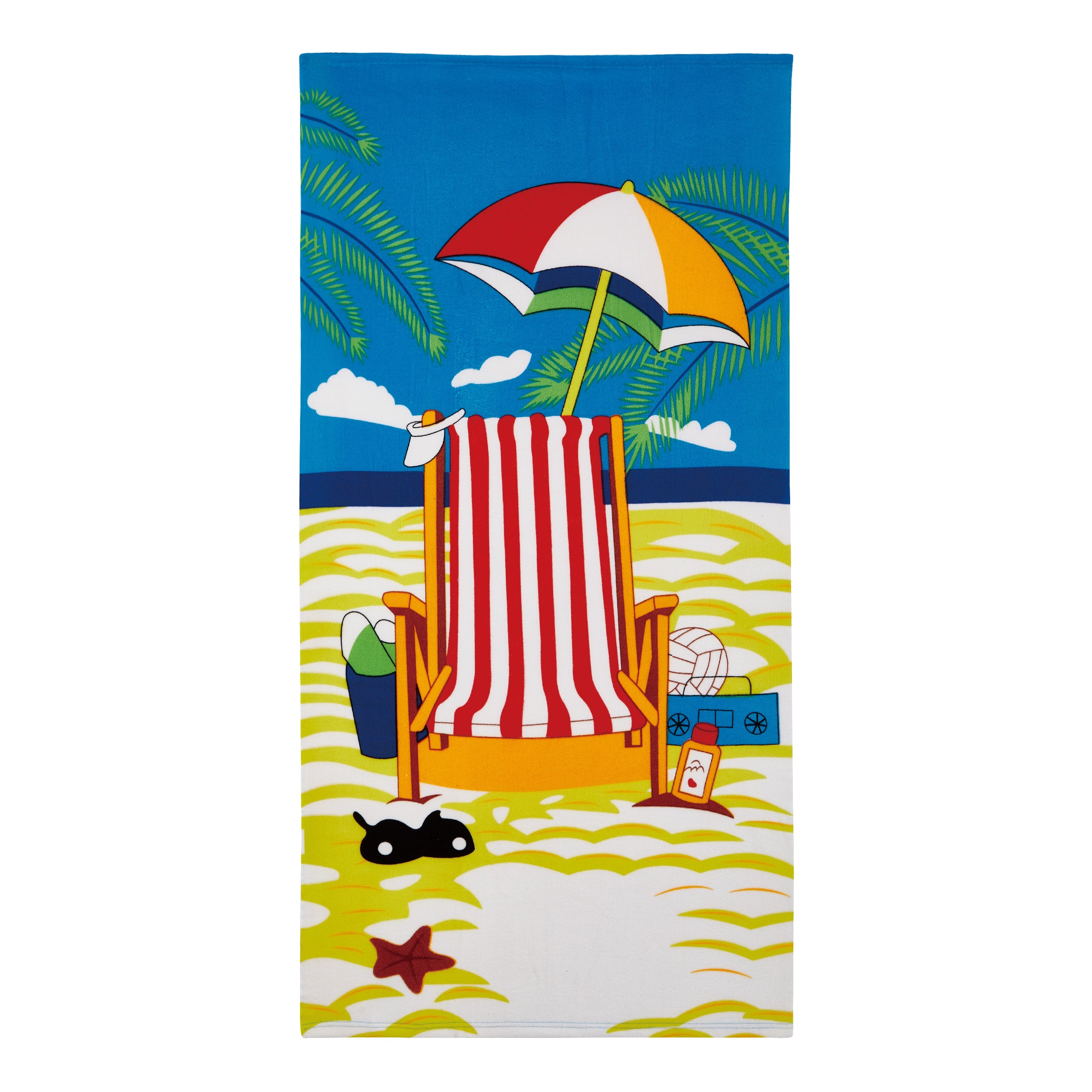 Toalla de playa de 27" x 54" - Sombras