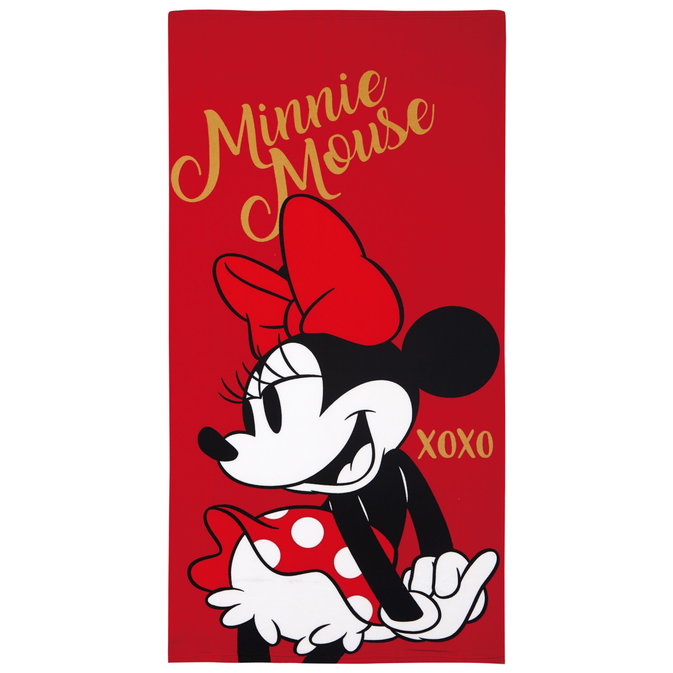 "XOXO" Minnie 27"x54" Disney Beach Towel