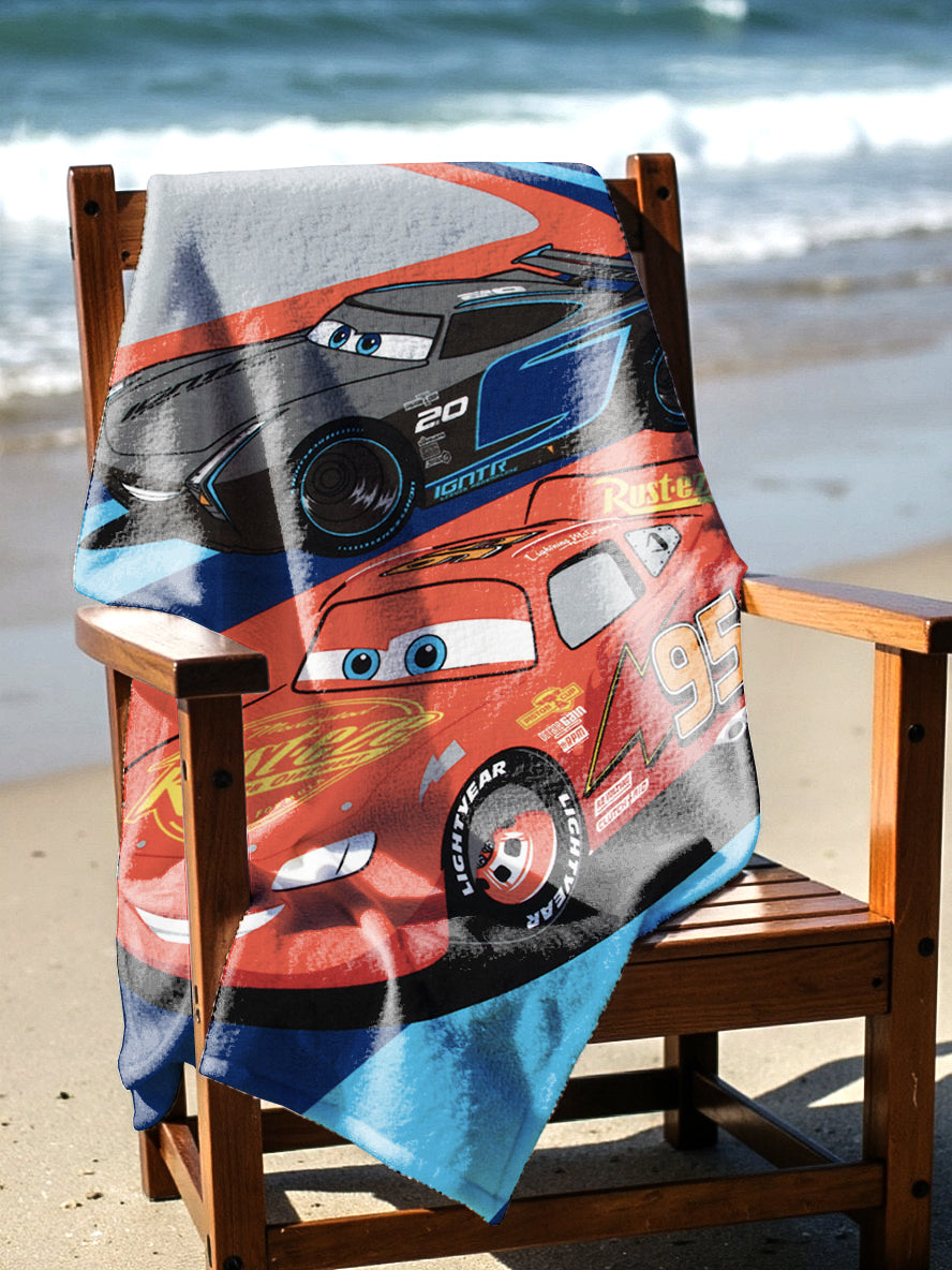 BEACH TOWEL 27"x54"- “Winning At Full Speed” (SOLID PACKING 24 TOWELS PER CASE)
