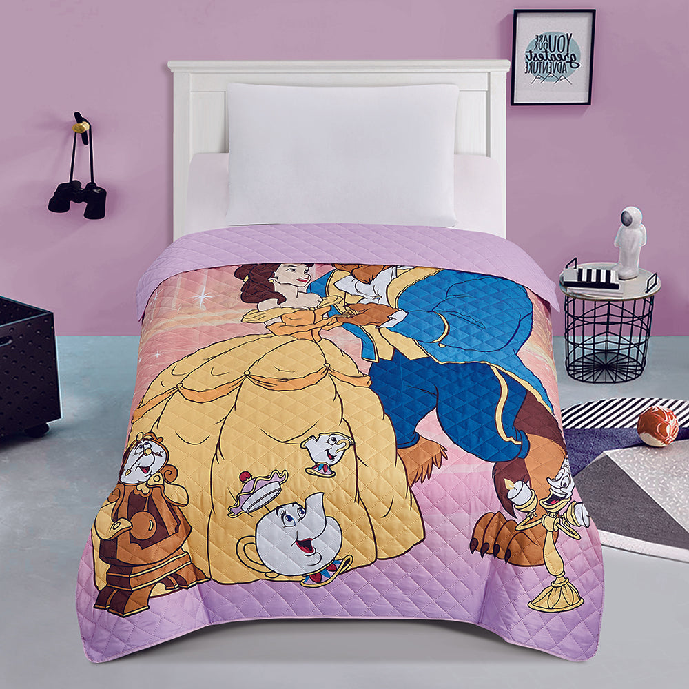 "Palace Waltz" Beauty & The Beast Twin/Full Disney Bedspread