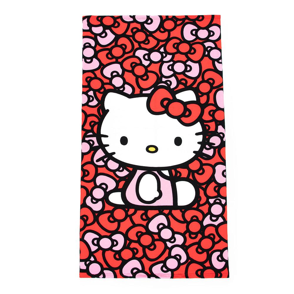 "World of Bows" Hello Kitty 27"x54" Sanrio Beach Towel - Dahdoul Online