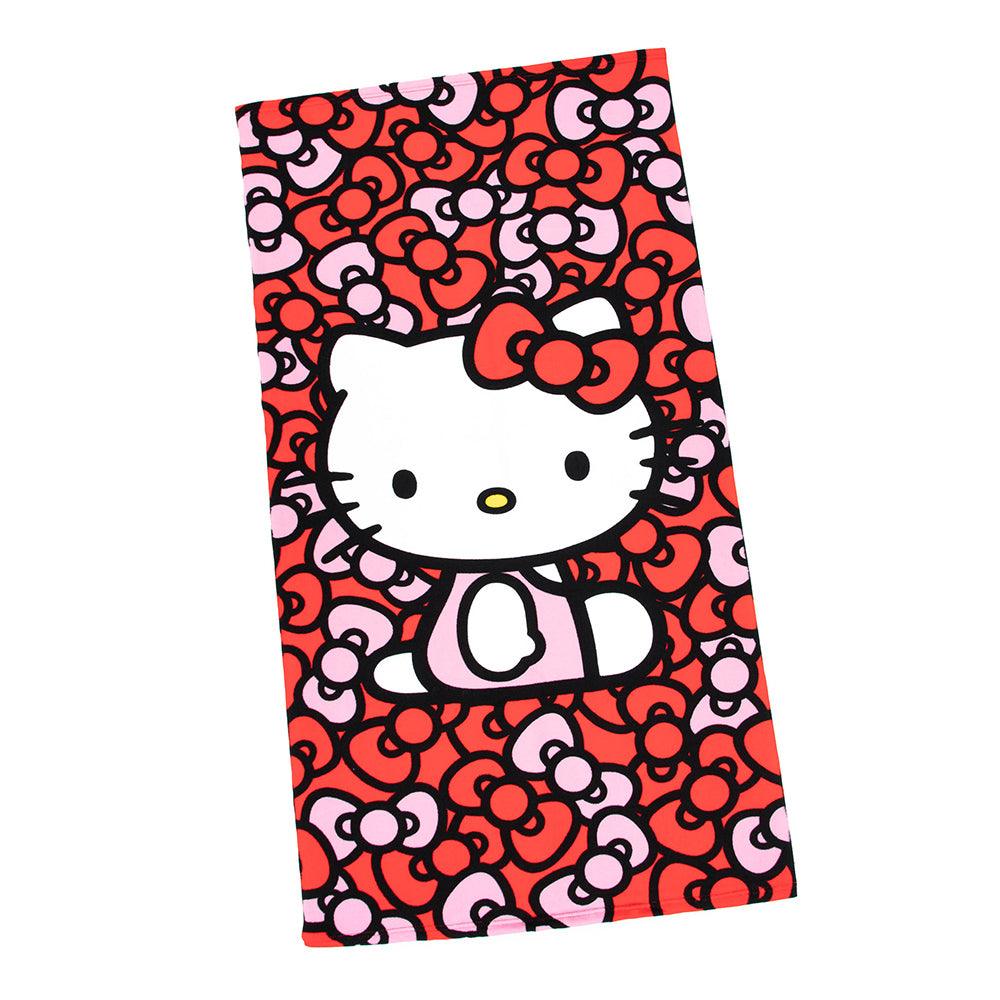 "World of Bows" Hello Kitty 27"x54" Sanrio Beach Towel - Dahdoul Online
