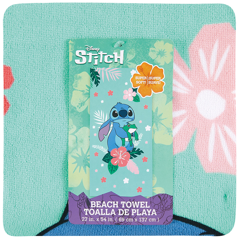 "Tropical Stitch" Lilo&Stitch 27"x54" Disney Beach Towel