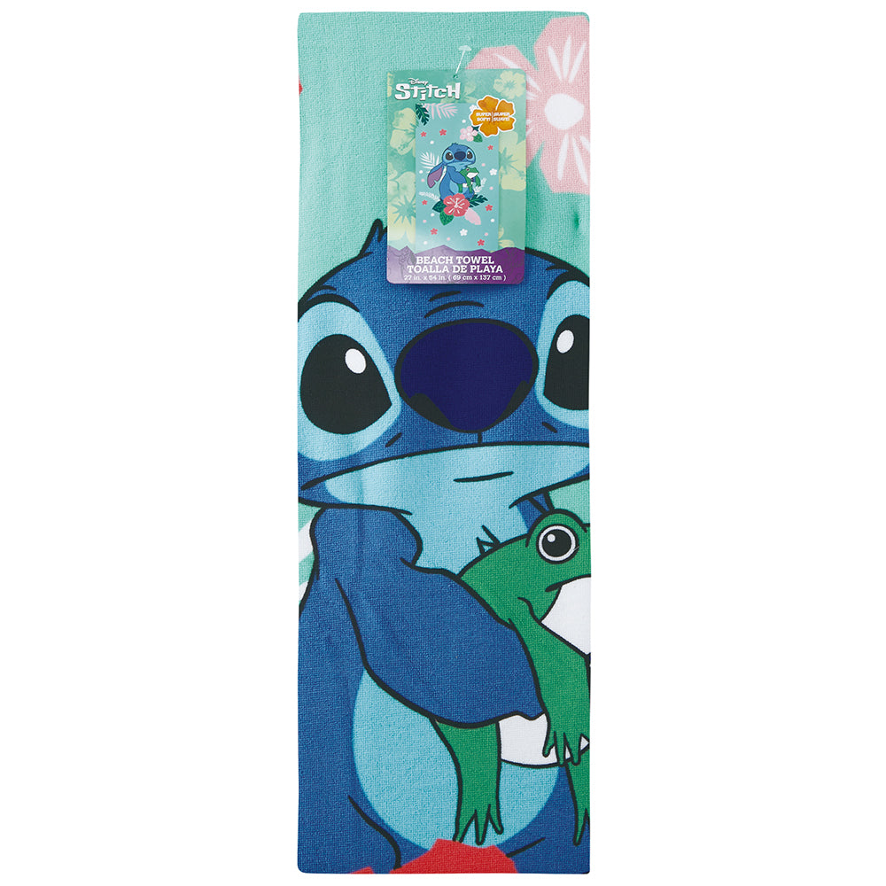 "Tropical Stitch" Lilo&Stitch 27"x54" Disney Beach Towel