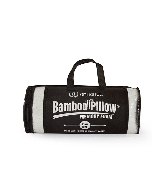 Almohada de espuma viscoelástica de bambú.