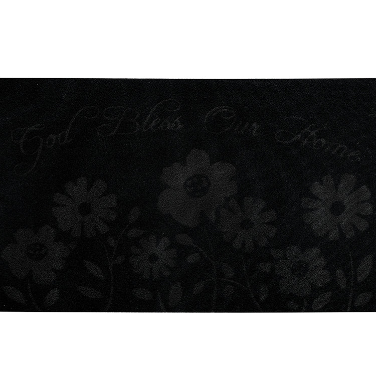 "Recycled to Life" Black Color Assort. Rubber Mats