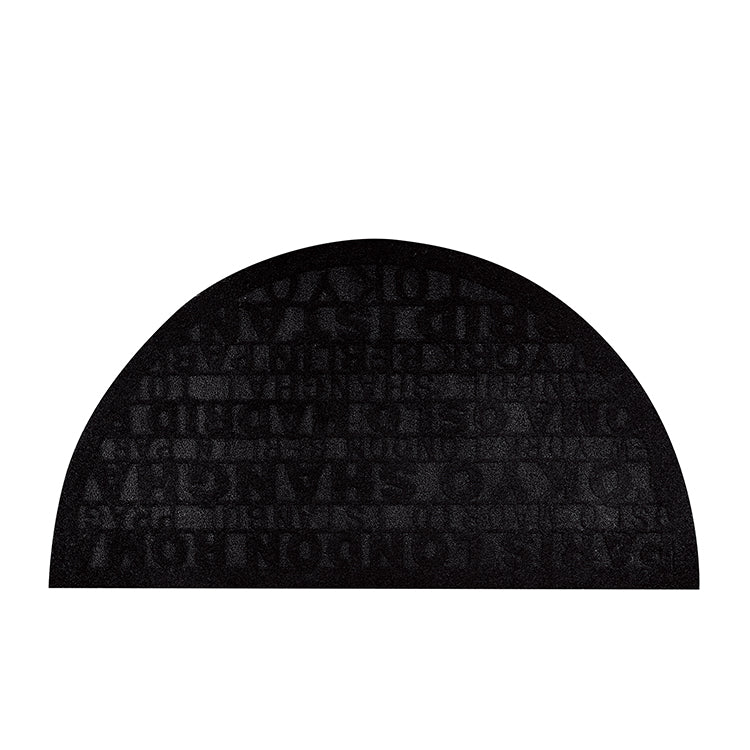 "Recycled to Life" Black Color Assort. Rubber Mats