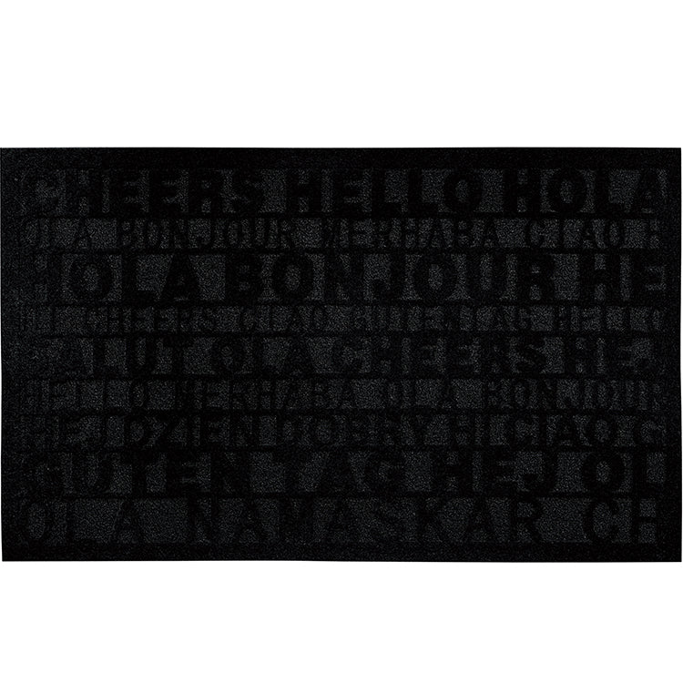 "Recycled to Life" Black Color Assort. Rubber Mats