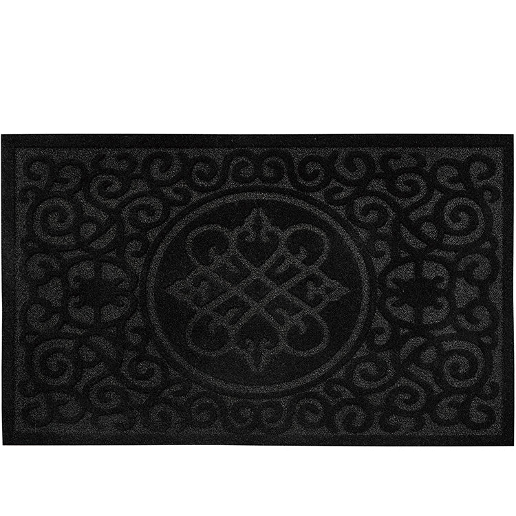 "Recycled to Life" Black Color Assort. Rubber Mats