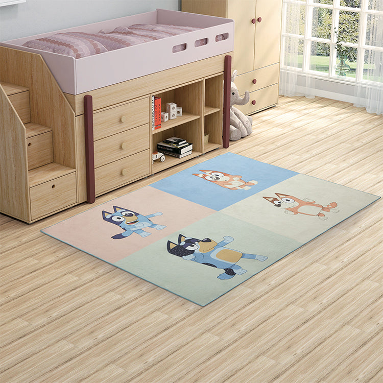 “Family Dance Party” Bluey 4x6  Area Rugs