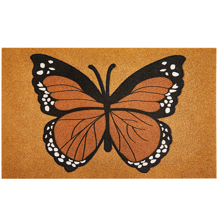 "Home Sweet Coir" Laser Digital Synthetic Coir Assort. Rubber Mats