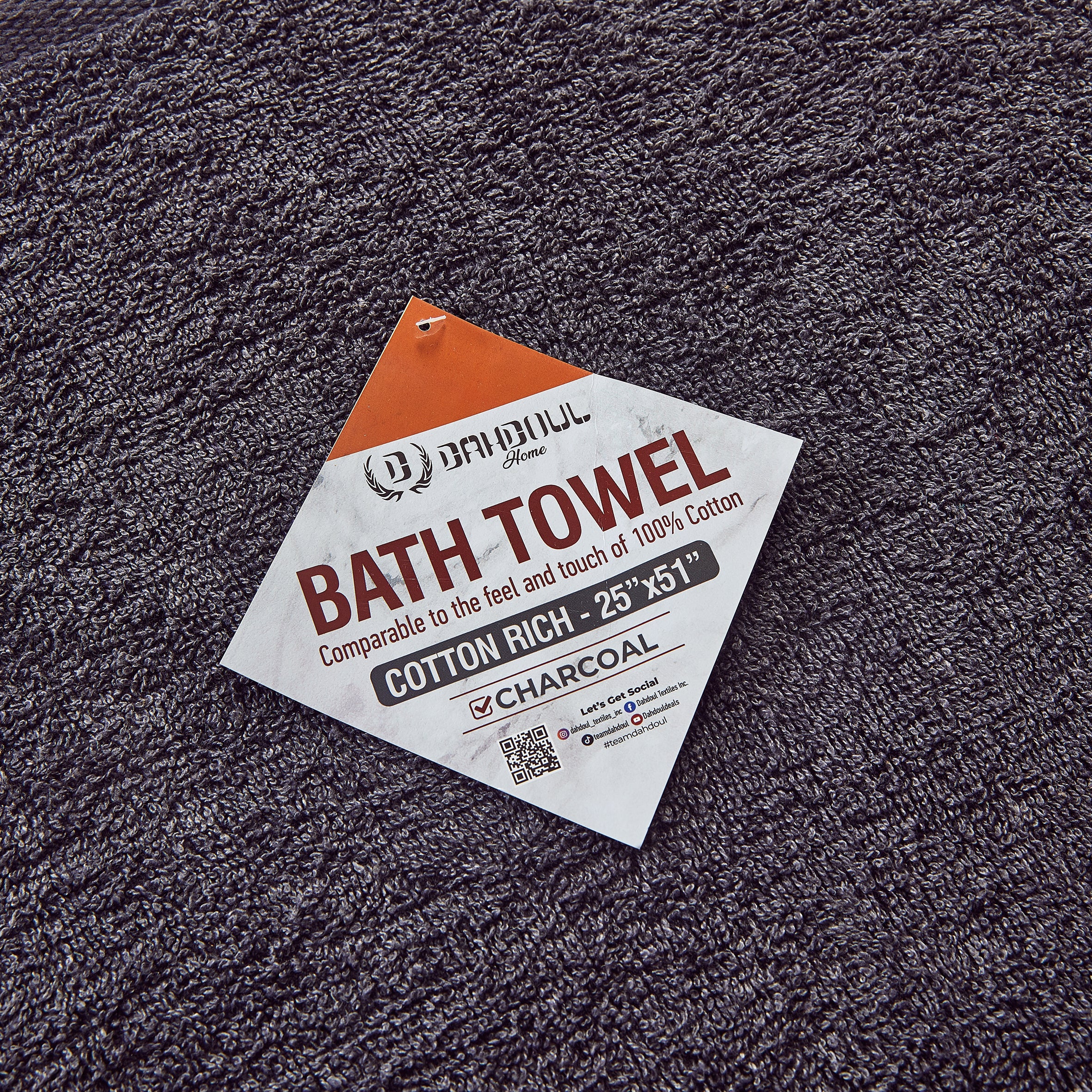 25" x 51" Regular Bath Towel - Plain