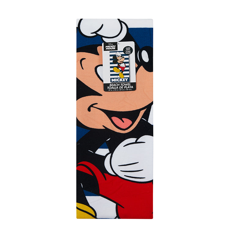 “Charged Up Mickey”  Mickey ”27"x54" Disney Beach Towel