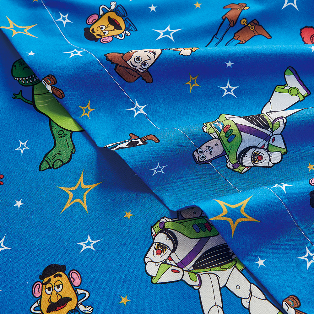 3 Piece"Characters & Stars" Toy Story Twin Disney Bedsheet Set