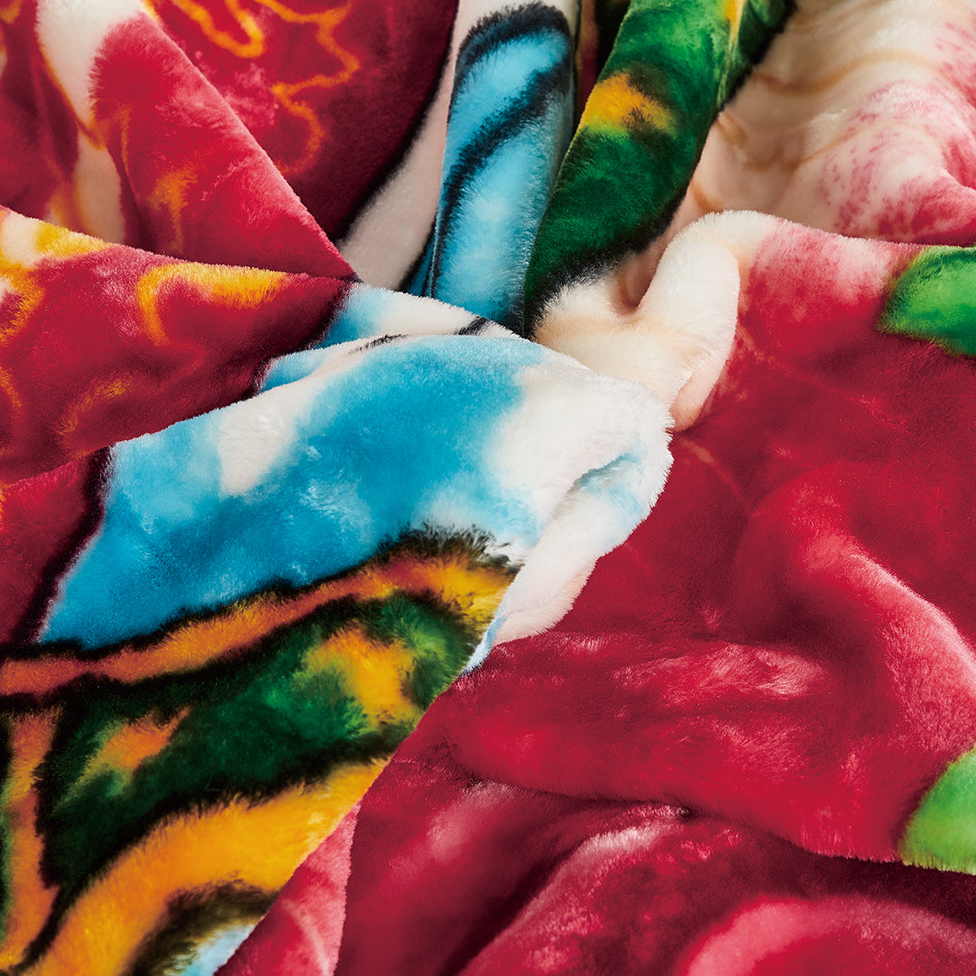 Supreme Heat 1 Ply Virgen de Guadalupe Blanket (Solid Case Pack 5 Blanket's Per Case)