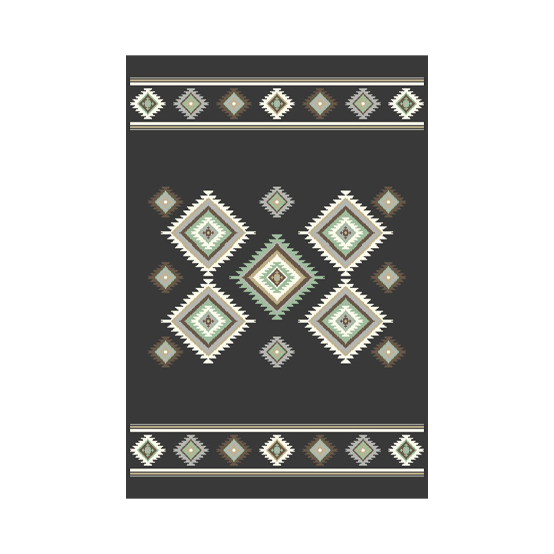 DECO-9 AREA RUG DARK GREY