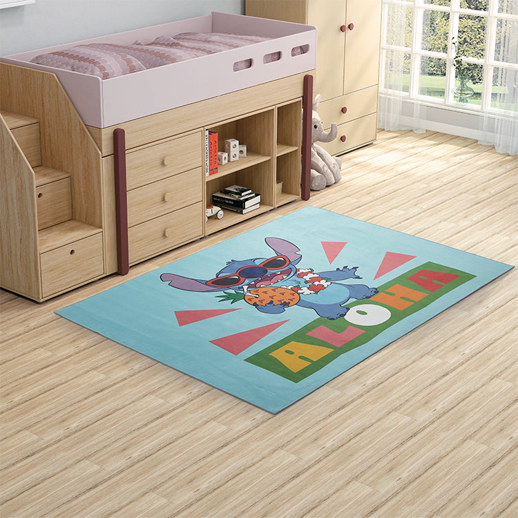 “Aloha Stitch” Lilo&Stitch 4x6  Area Rugs