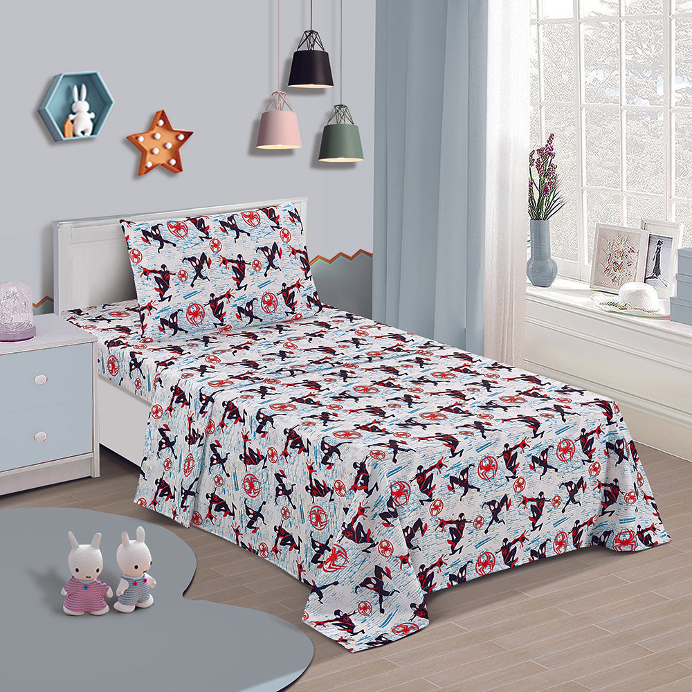 3 Piece "Escape" Miles Morales Twin Marvel Bedsheet Set