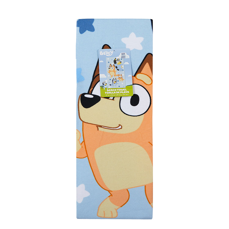 “Celebration Dance” Bluey ”27"x54" Disney Beach Towel