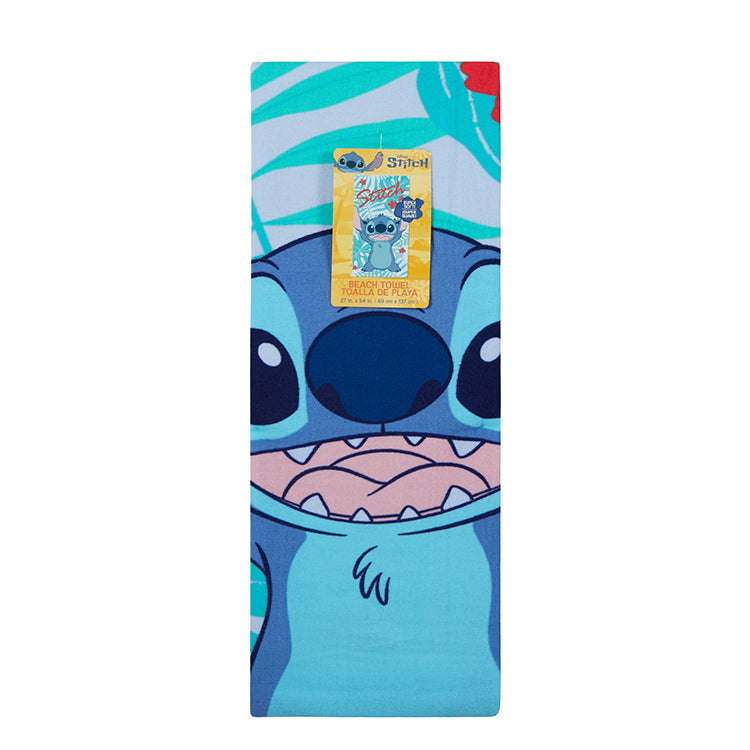 “Playful Palms” Lilo&Stitch ”27"x54" Disney Beach Towel
