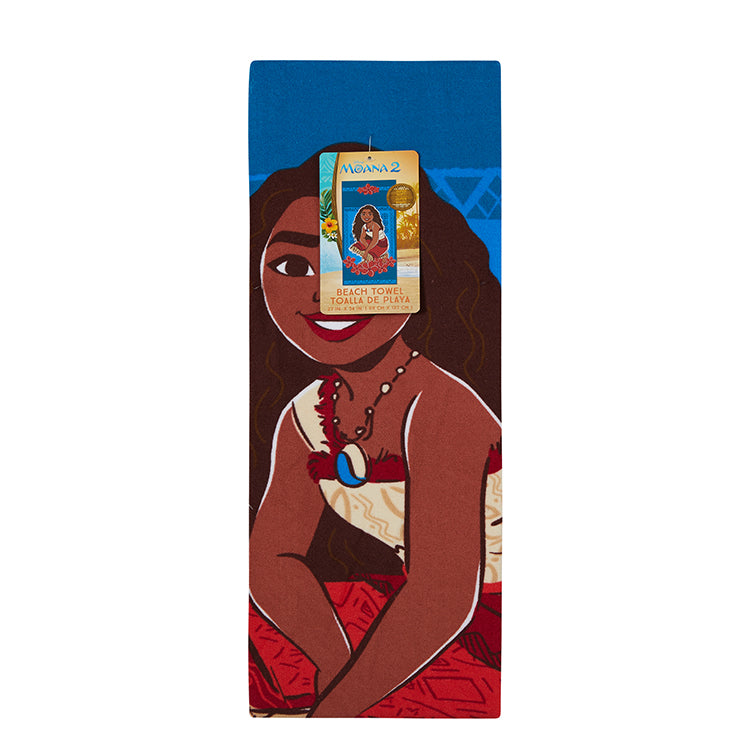“Moana Plumeria” Moana ”27"x54" Disney Beach Towel