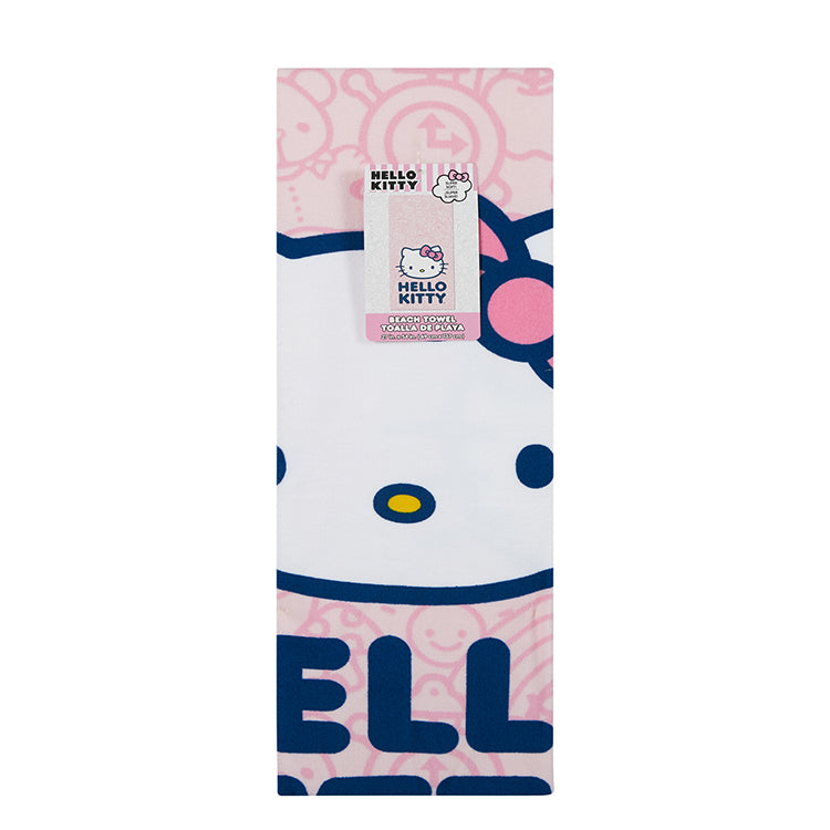 “Hello Kitty Pink World”  Hello Kitty ”27"x54" Disney Beach Towel