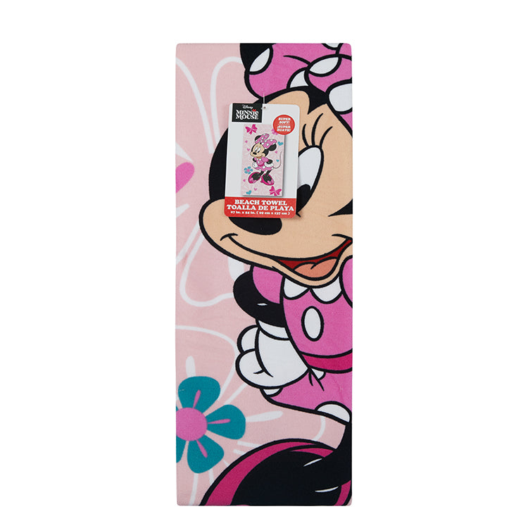 “Pretty Scene” Minnie ”27"x54" Disney Beach Towel