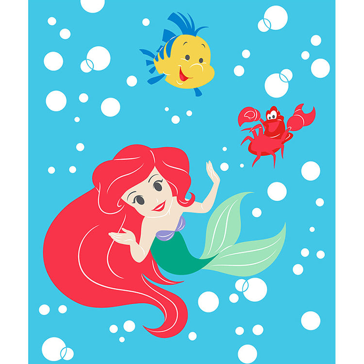 "Saaxiibada weligeed ah" Little Mermaid Junior Disney Sherpa Blanket